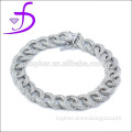Classic design bracelet silver jewelry 1000 gemstone bracelet designs for men